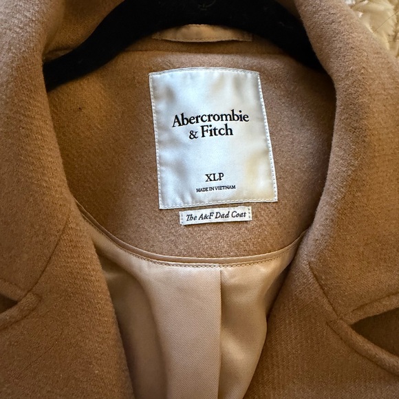 Abercrombie & Fitch Dad Wool Coat XL - Picture 2 of 3